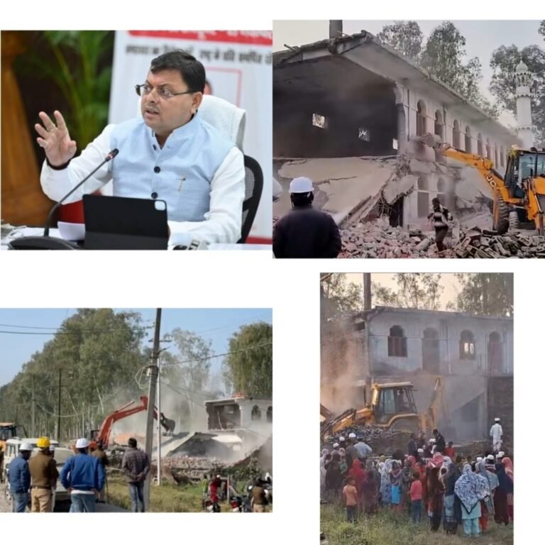 मुख्यमंत्री धामी का संकल्प – ‘देवभूमि की पहचान और सुरक्षा सर्वोपरि’, अवैध कब्जों के खिलाफ बुल्डोजर अभियान लगातार रहेगा जारी